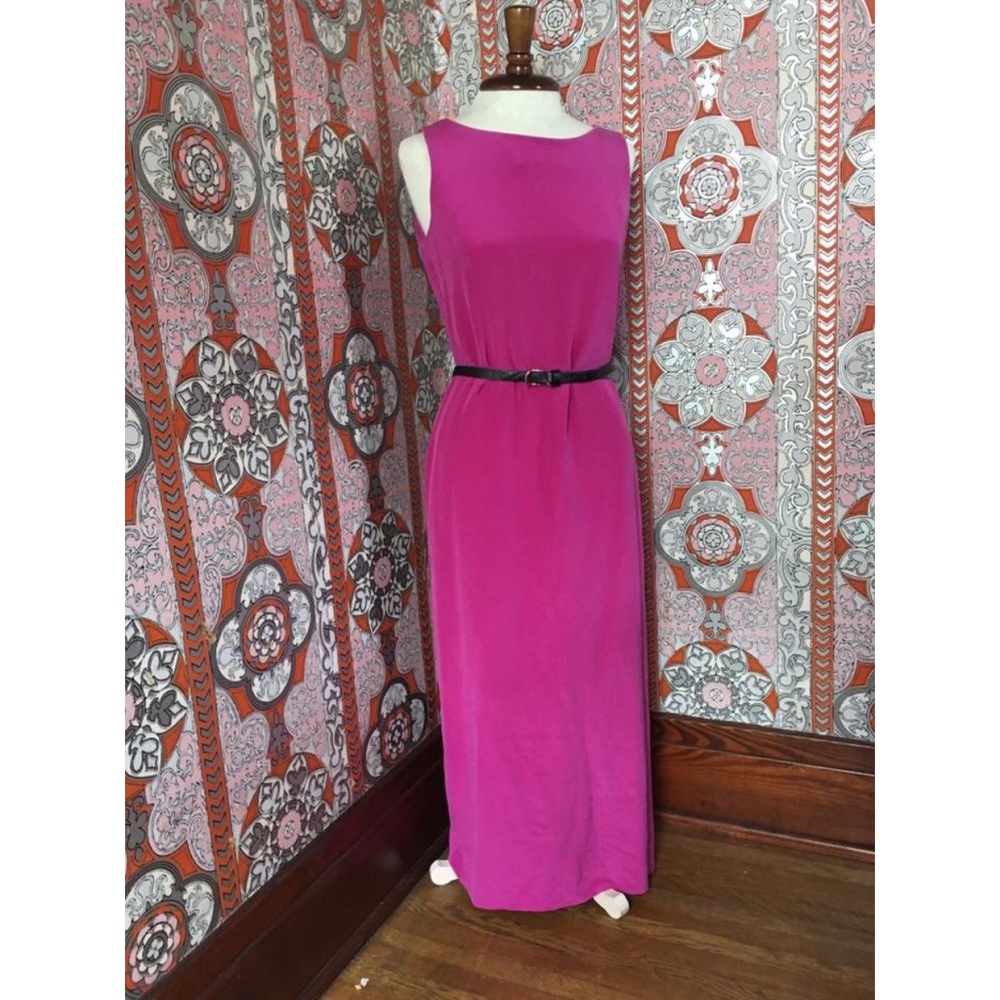 Gorgeous vintage silk midi/maxi 2 piece set